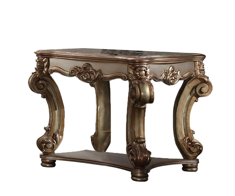 Side Tables and End Tables Vendome End Table, Gold Patina Benzara