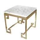 Side Tables and End Tables Vintage Phoenician Nights Marble End Table Benzara