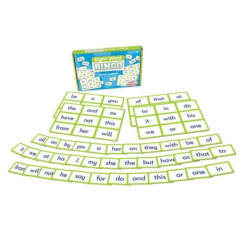 SIGHT WORD BINGO-Learning Materials-JadeMoghul Inc.