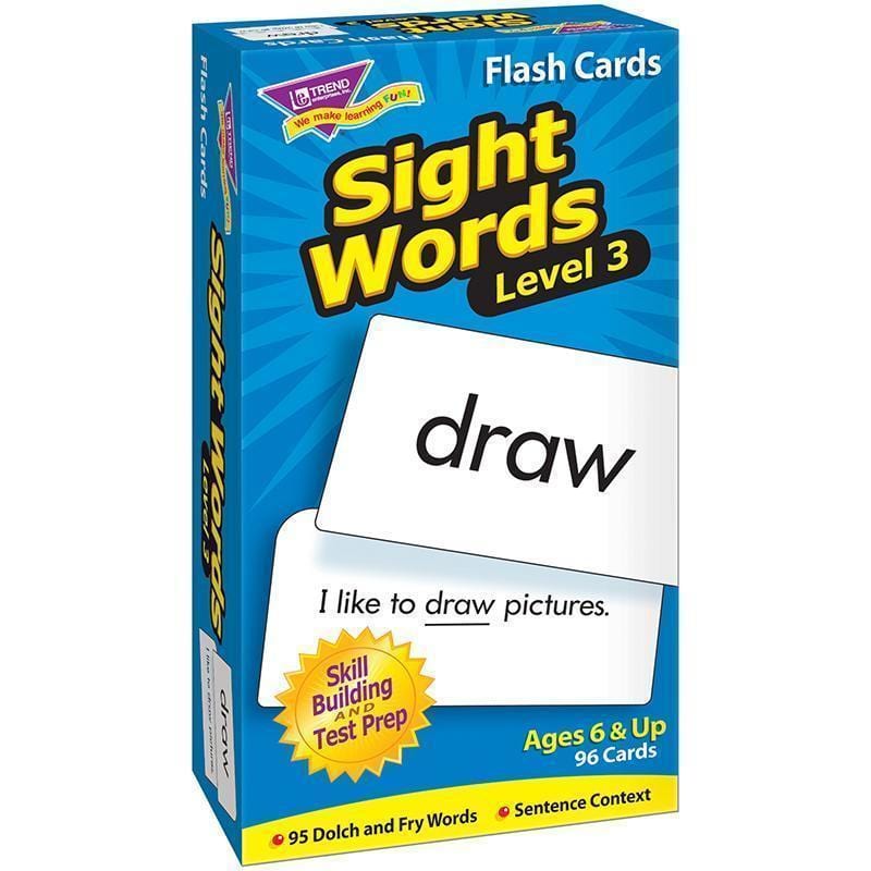 SIGHT WORDS - LEVEL 3-Learning Materials-JadeMoghul Inc.