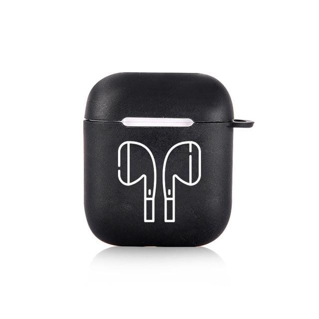 Silicone Case for Apple Airpods 1 2 Cases Cover Slogan Simple Text Dont touch airpods Earphone Cover for Airpods Pro capa Bags AExp