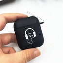 Silicone Case for Apple Airpods 1 2 Cases Cover Slogan Simple Text Dont touch airpods Earphone Cover for Airpods Pro capa Bags AExp