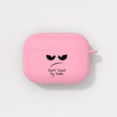 Silicone Case for Apple Airpods 1 2 Cases Cover Slogan Simple Text Dont touch airpods Earphone Cover for Airpods Pro capa Bags AExp
