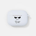 Silicone Case for Apple Airpods 1 2 Cases Cover Slogan Simple Text Dont touch airpods Earphone Cover for Airpods Pro capa Bags AExp