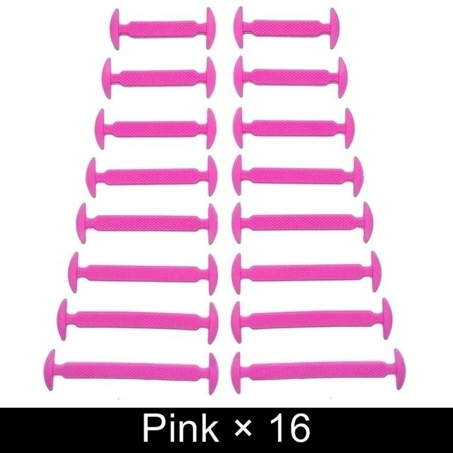 Silicone Elastic Shoelaces Fashion Unisex Athletic No Tie Shoe Lace All Sneakers Fit Quick Shoe Lace AExp