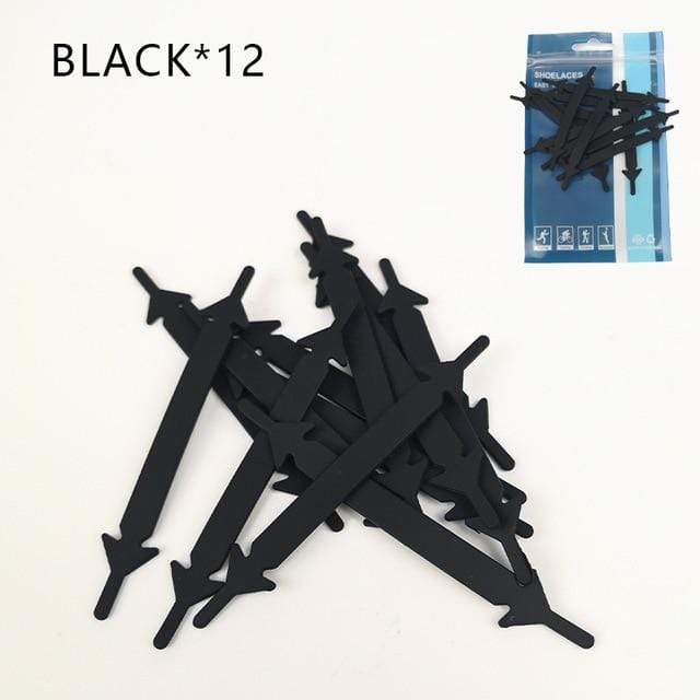 Silicone Elastic Shoelaces Fashion Unisex Athletic No Tie Shoe Lace All Sneakers Fit Quick Shoe Lace AExp