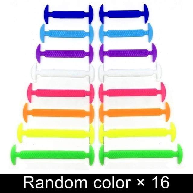 Silicone Elastic Shoelaces Fashion Unisex Athletic No Tie Shoe Lace All Sneakers Fit Quick Shoe Lace JadeMoghul Inc. 