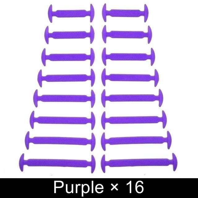 Silicone Elastic Shoelaces Fashion Unisex Athletic No Tie Shoe Lace All Sneakers Fit Quick Shoe Lace JadeMoghul Inc. 