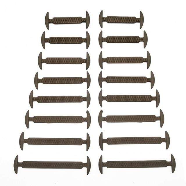 Silicone Elastic Shoelaces Special No Tie Shoelace Lacing Kids Adult Sneakers Quick Shoe Lace AExp