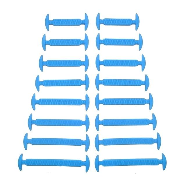 Silicone Elastic Shoelaces Special No Tie Shoelace Lacing Kids Adult Sneakers Quick Shoe Lace AExp