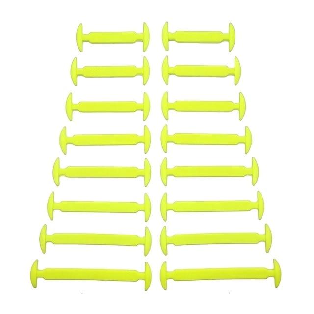 Silicone Elastic Shoelaces Special No Tie Shoelace Lacing Kids Adult Sneakers Quick Shoe Lace AExp