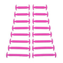 Silicone Elastic Shoelaces Special No Tie Shoelace Lacing Kids Adult Sneakers Quick Shoe Lace AExp