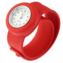 Silicone Slap On Watch boys Sport  KIDS Wristwatch girls Small Silicone Fashion woman's Children Gift AExp