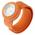 Silicone Slap On Watch boys Sport KIDS Wristwatch girls Small Silicone Fashion woman's Children Gift-Orange-JadeMoghul Inc.