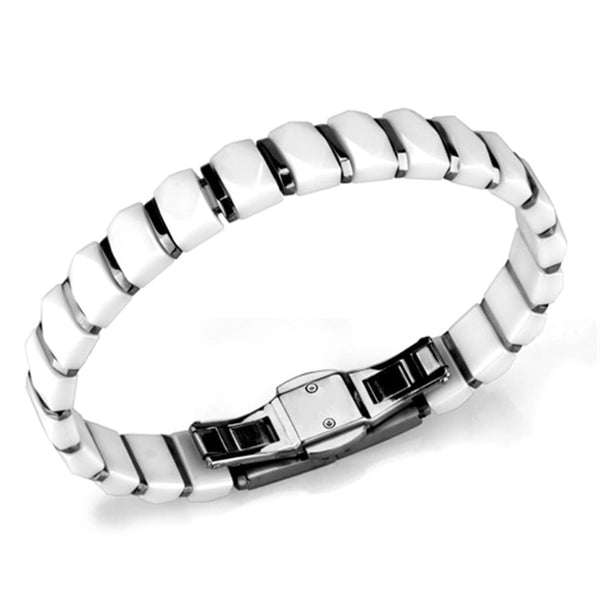 Bracelet For Girls 3W991 Stainless Steel Bracelet with Ceramic