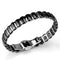 Bracelet For Girls 3W995 Stainless Steel Bracelet with Ceramic in Jet