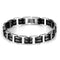 Bracelet For Girls 3W996 Stainless Steel Bracelet with Ceramic in Jet