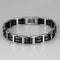 Bracelet For Girls 3W996 Stainless Steel Bracelet with Ceramic in Jet