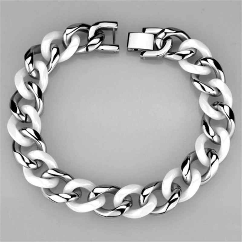 Bracelet For Girls 3W999 Stainless Steel Bracelet with Ceramic