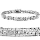 Bracelet For Girls 47304 Rhodium Brass Bracelet with AAA Grade CZ