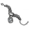 Bracelets For Women LO4222 TIN Cobalt Black Brass Bracelet with CZ