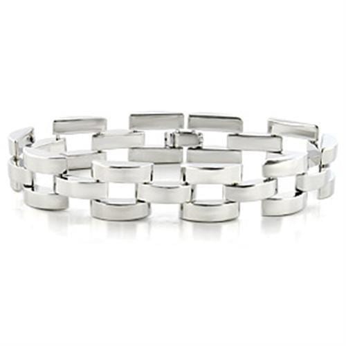 Bracelets For Women LO708 Imitation Rhodium Brass Bracelet