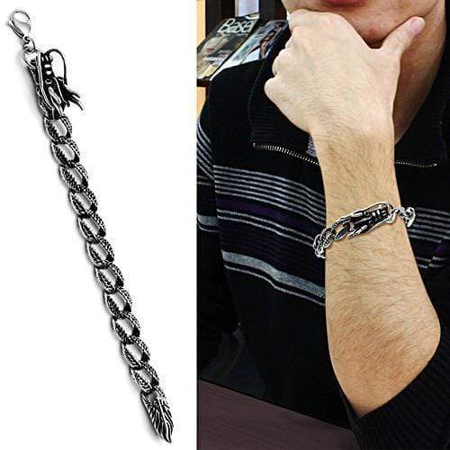 Silver Bracelets Charm Bracelets TK441 Stainless Steel Bracelet Alamode Fashion Jewelry Outlet