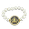 Gold Bracelet For Women LO2648 Gold Brass Bracelet with Semi-Precious