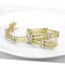 Silver Bracelets Gold Bracelet LO4737 Gold+Rhodium Brass Bracelet with AAA Grade CZ Alamode Fashion Jewelry Outlet