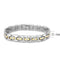 Gold Bracelet LO4739 Gold+Rhodium White Metal Bracelet