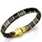 Gold Charm Bracelet 3W988 Gold - Stainless Steel Bracelet with Ceramic