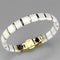 Gold Charm Bracelet 3W989 Gold - Stainless Steel Bracelet with Ceramic
