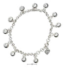 Silver Bracelets Sterling Silver Bracelet:  7.5" Chime Ball Bracelet JadeMoghul