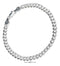 Silver Bracelets Sterling Silver Bracelet:  8" 5mm Charm Link Bracelet JadeMoghul