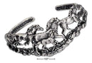 Silver Bracelets Sterling Silver Bracelet:  Four Running Horses Cuff Bracelet JadeMoghul