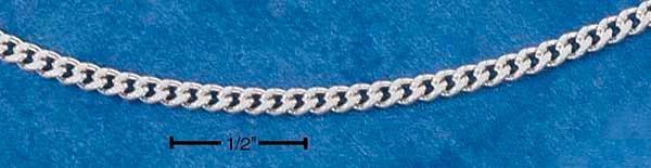 24" Sterling Silver Curb 060 Chain (2 MM)