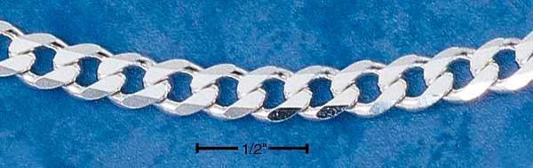 30" Sterling Silver Curb 150 Chain (6 MM)