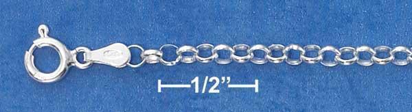 30" Sterling Silver Rolo 040 Chain (3MM)