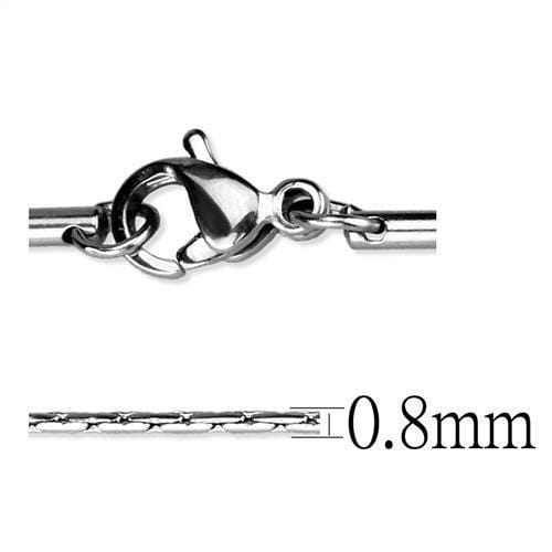 Silver Chains Chain Necklace TK2439 Stainless Steel Chain Alamode Fashion Jewelry Outlet