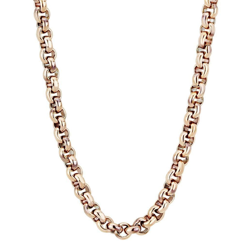 Silver Chains Gold Chain TK2425R Rose Gold - Stainless Steel Chain Alamode Fashion Jewelry Outlet