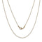 Silver Chains Gold Chain TK2431R Rose Gold - Stainless Steel Chain Alamode Fashion Jewelry Outlet