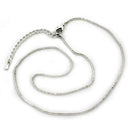 Silver Chains Silver Chain LOA1091 Silver Brass Chain Alamode Fashion Jewelry Outlet