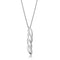 Silver Charms & Pendants Chain Necklace 3W1020 Rhodium Brass Chain Pendant with AAA Grade CZ Alamode Fashion Jewelry Outlet