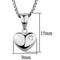Silver Charms & Pendants Chain Necklace 3W825 Rhodium Brass Chain Pendant with AAA Grade CZ Alamode Fashion Jewelry Outlet