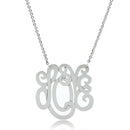 Chain Necklace LO3473 Rhodium Brass Chain Pendant