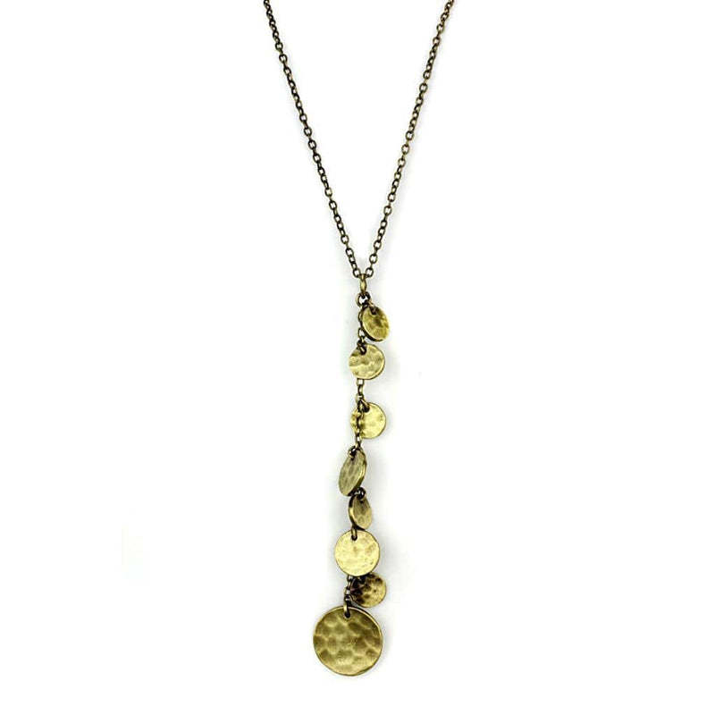 Chain Necklace LO3713 Antique Copper Brass Chain Pendant