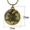 Chain Necklace LO3824 Antique Copper White Metal Chain Pendant