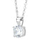 Chain Necklace LO3933 Rhodium Brass Chain Pendant with AAA Grade CZ