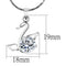 Chain Necklace LO4155 Rhodium Brass Chain Pendant with AAA Grade CZ