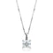 Chain Pendants LO4174 Rhodium Brass Chain Pendant with AAA Grade CZ